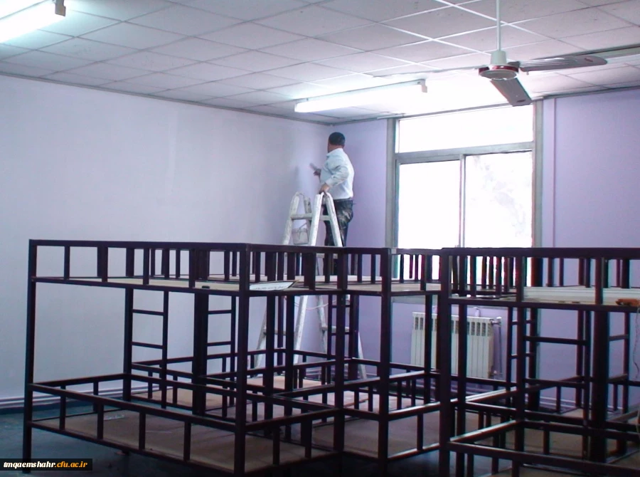 مرمت و زیباسازی فضای رفاهی در آستانه ی سال تحصیلی 93-92 
با همت پرسنل زحمت کش و همدل مرکز آموزش عالی حضرت فاطمه(س) قائم شهر