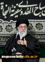 حضور جمعی از دانشجویان بسیجی دانشکده حضرت فاطمه(س) قائم شهر در مراسم عزاداری سالار شهیدان در بیت رهبری ، جمعه 24/8/92