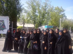 بازدید دانشجویان از نمایشگاه بین المللی کتاب تهران