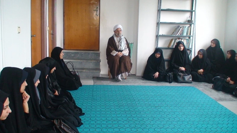 دیدار با آیت اله فاضل