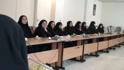 اولین نشست با نماینده نهاد رهبری جناب حجت الاسلام جعفری در شروع سال تحصیلی 95-94