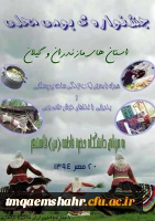 20مهر جشنواره بومی محلی به میزبانی -دانشگاه فرهنگیان -مرکز آموزش عالی حضرت فاطمه(س) قائم شهر