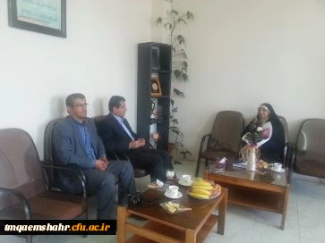 نشست رییس مرکز و مدیر آموزش و پرورش قائم شهر