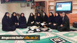 خانم دکتر نظر چوب در شب سوم محرم در سرای دانشجویی مرکز با میزبانی دانشجویان