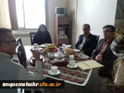 جلسه شورای مالی با حضور آقای ولدی و آقای محمودپور