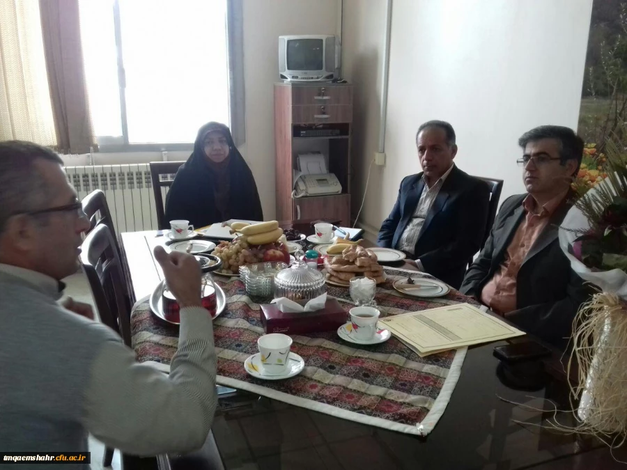 جلسه شورای مالی با حضور آقای ولدی و آقای محمودپور