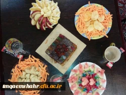 برگزاری مسابقه سفره آرایی شب یلدا در سرای دانشجویی مرکز 3
