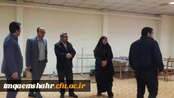 حضور ریاست تربیت بدنی شهرستان در مرکز و هماهنگی جهت تجهیز سالن ورزشی  3