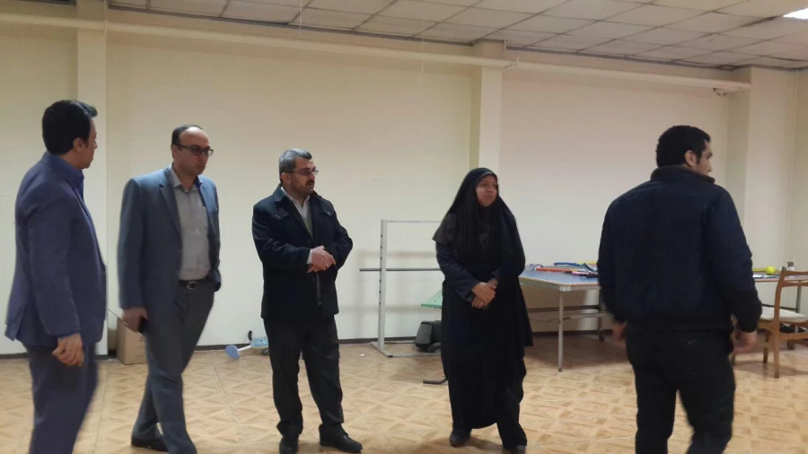حضور ریاست تربیت بدنی شهرستان در مرکز و هماهنگی جهت تجهیز سالن ورزشی  3