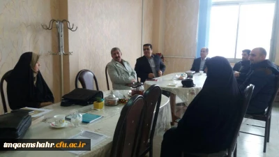 بازدید جناب آقای دکتر کیانی معاونت محترم نظارت، ارزیابی وتضمین کیفیت دانشگاه فرهنگیان از مرکز حضرت فاطمه(س) قائمشهر