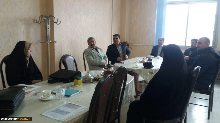 بازدید جناب آقای دکتر کیانی معاونت محترم نظارت، ارزیابی وتضمین کیفیت دانشگاه فرهنگیان از مرکز حضرت فاطمه(س) قائمشهر 2