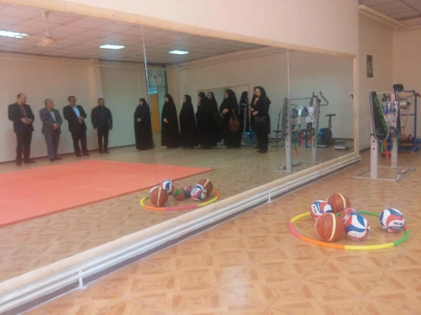 افتتاحیه ی فضای ورزشی با حضور ریاست محترم مدیریت لایه ی استانی دانشگاه فرهنگیان استان مازندران 2