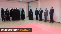 افتتاحیه ی فضای ورزشی با حضور ریاست محترم مدیریت لایه ی استانی دانشگاه فرهنگیان استان مازندران 3