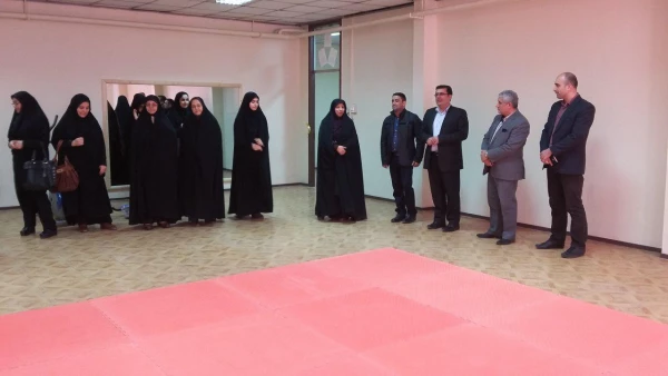 افتتاحیه ی فضای ورزشی با حضور ریاست محترم مدیریت لایه ی استانی دانشگاه فرهنگیان استان مازندران 3