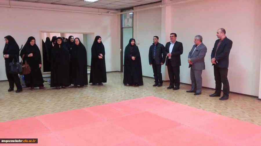 افتتاحیه ی فضای ورزشی با حضور ریاست محترم مدیریت لایه ی استانی دانشگاه فرهنگیان استان مازندران 3