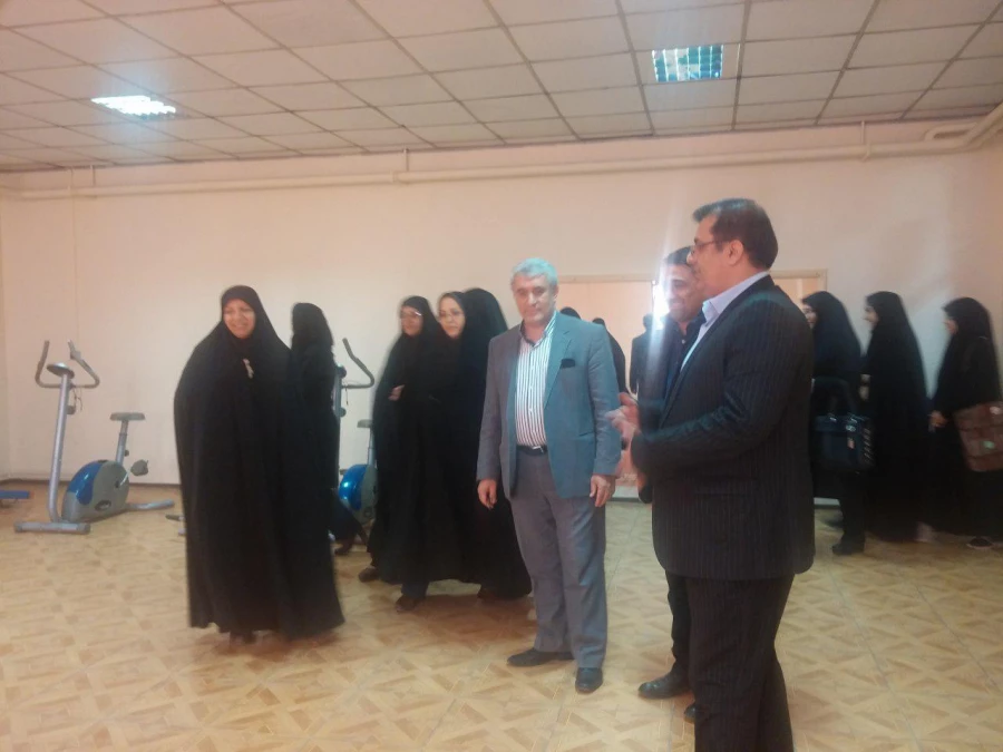 افتتاحیه ی فضای ورزشی با حضور ریاست محترم مدیریت لایه ی استانی دانشگاه فرهنگیان استان مازندران 5