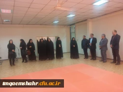 افتتاحیه ی فضای ورزشی با حضور ریاست محترم مدیریت لایه ی استانی دانشگاه فرهنگیان استان مازندران 6