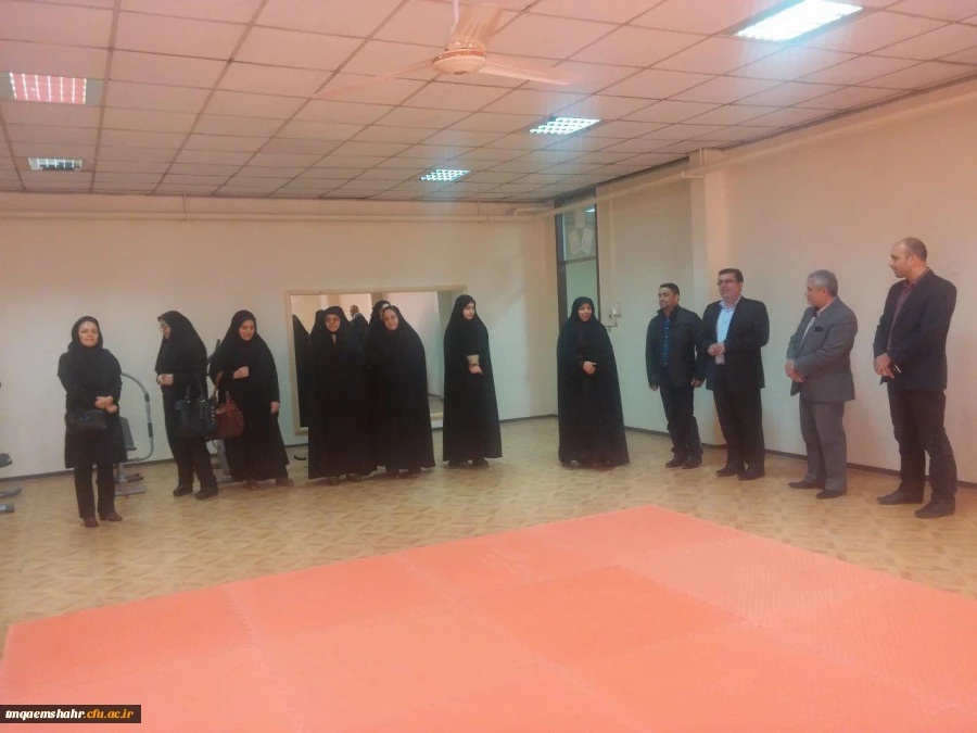 افتتاحیه ی فضای ورزشی با حضور ریاست محترم مدیریت لایه ی استانی دانشگاه فرهنگیان استان مازندران 6