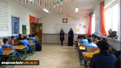 بازدید ریاست مرکز  از کلاس نومعلمان فارغ التحصیل دانشگاه فرهنگیان