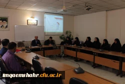 بازدید از کتابخانه حضور دکتر عمادی کارشناس مسوول پژوهش   و آقای کرامتی کارشناس مسوول نظارت وارزیابی استان 2