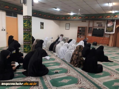 شرکت دانشجو معلمان در مراسم دهه ی اول محرم.