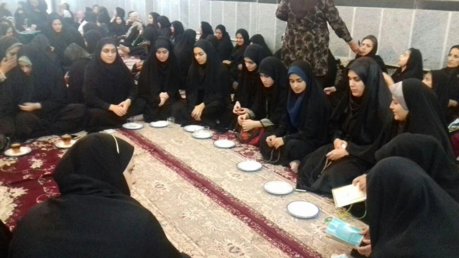 شرکت دانشجو معلمان در مراسم دهه ی اول محرم. 3