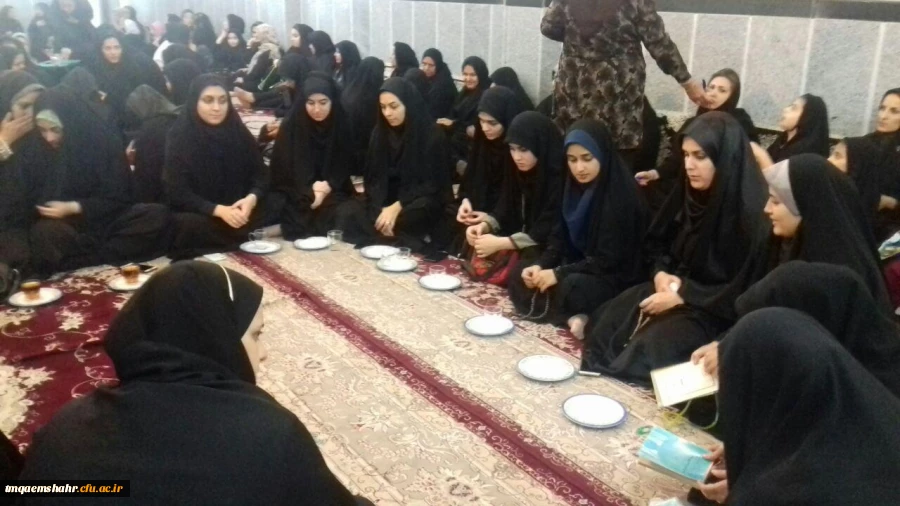 شرکت دانشجو معلمان در مراسم دهه ی اول محرم