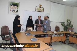 جلسه توجیهی به همراه سخنرانی با دانشجویان به مناسبت هفته کیفیت آموزش 2