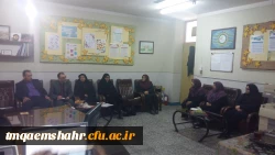 بازدید حوزه نظارت و ارزیابی و کارشناس بخش کارورزی مدیریت امور پردیس های استان از مدارس مجری کارورزی قائمشهر 2