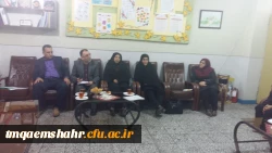 بازدید حوزه نظارت و ارزیابی و کارشناس بخش کارورزی مدیریت امور پردیس های استان از مدارس مجری کارورزی قائمشهر 5