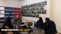 بازدید حوزه نظارت و ارزیابی و کارشناس بخش کارورزی مدیریت امور پردیس های استان از مدارس مجری کارورزی قائمشهر 7