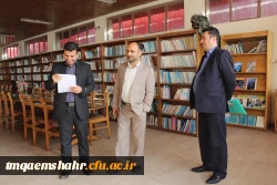 بازدید مسئول نظارت و ارزیابی مدیریت امور پردیس های استان از بخش های مختلف مرکز  3