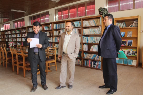 بازدید مسئول نظارت و ارزیابی مدیریت امور پردیس های استان از بخش های مختلف مرکز  3