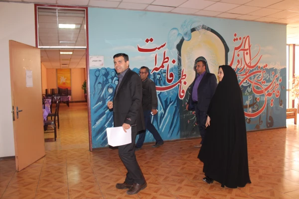 بازدید مسئول نظارت و ارزیابی مدیریت امور پردیس های استان از بخش های مختلف مرکز  4