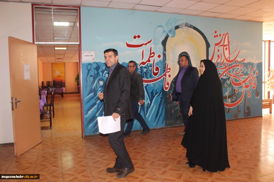 بازدید مسئول نظارت و ارزیابی مدیریت امور پردیس های استان از بخش های مختلف مرکز  4