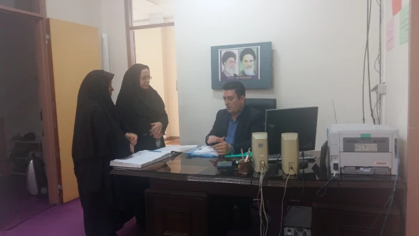 بازدید مسئول نظارت و ارزیابی مدیریت امور پردیس های استان از بخش های مختلف مرکز  9