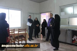 بازدید مسئول نظارت و ارزیابی مدیریت امور پردیس های استان از بخش های مختلف مرکز  5