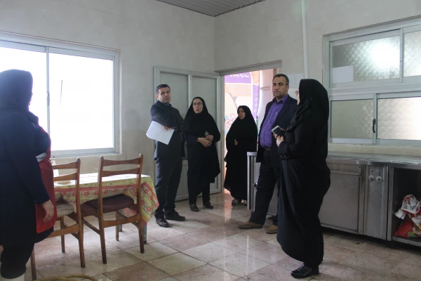 بازدید مسئول نظارت و ارزیابی مدیریت امور پردیس های استان از بخش های مختلف مرکز  5