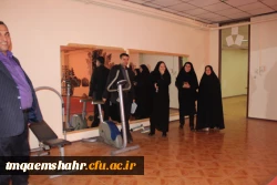 بازدید مسئول نظارت و ارزیابی مدیریت امور پردیس های استان از بخش های مختلف مرکز  7