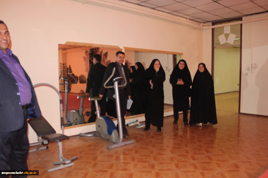 بازدید مسئول نظارت و ارزیابی مدیریت امور پردیس های استان از بخش های مختلف مرکز  7