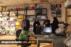 بازدید مسئول نظارت و ارزیابی مدیریت امور پردیس های استان از بخش های مختلف مرکز  6