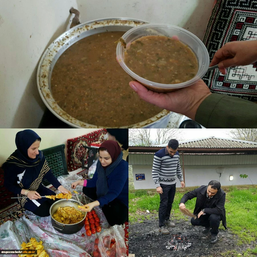 برگزاری مراسم چهارشنبه آخر سال و ایجاد روحیه شاد در بین کارکنان  به صورت مشترک  پردیس خواهران و مرکز قائمشهر