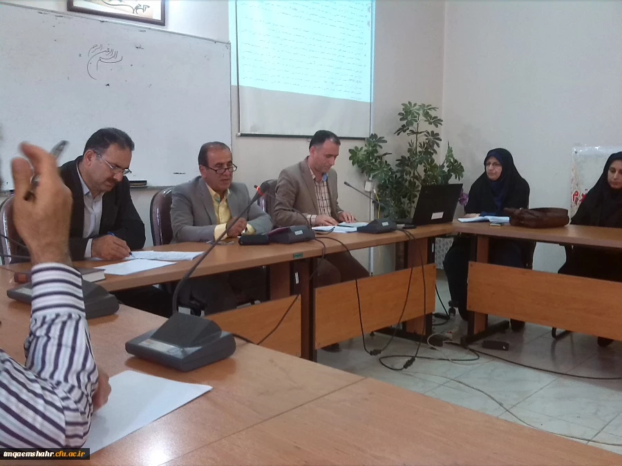 برگزاری جلسه معاونین و کارشناسان حوزه آموزش با توجه به پیش رو بودن ایام امتحانات و ترم تابستان  2