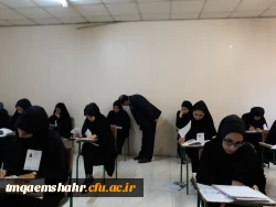 بازدید مدیریت امور پردیس های استان جناب آقای دکتر کساییان به همراه  گروه نظارت و ارزیابی  از برگزاری امتحانات پایانی نیمسال دوم 97-96  4