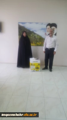 اهداء یک دستگاه جارو برقی نیمه صنعتی توسط آقای  اسماعیل رنجبر از خیرین محترم مرکز