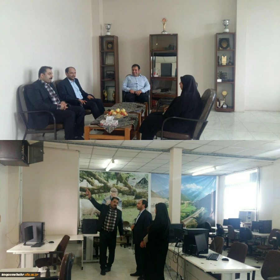 بازدید سرپرست مرکز  هوشمند سازی دانشگاه فرهنگیان از مرکز حضرت فاطمه (س)قائمشهر