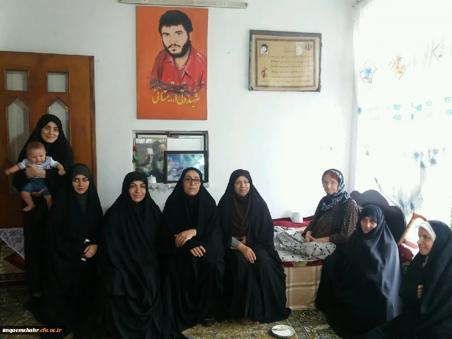 دیدار با خانواده شهدای منطقه ی بورخیل