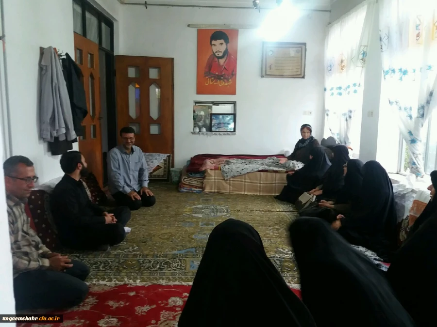 دیدار با خانواده شهدای منطقه ی بورخیل 2