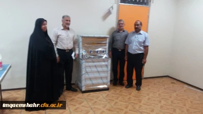 اهدا ء یک دستگاه آبسرد کن توسط خیرین محترم به مرکز