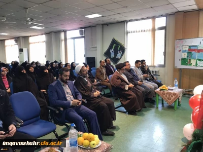 گرامیداشت هفته بسیج با حضور دکتر کسائیان  در مرکز آموزش عالی حضرت فاطمه (س)